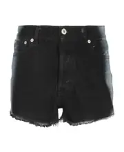 Logo denim shorts 7XL Black