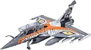 Replica Pre-Build Aircraf 1/72 Scale for France Dassault Rafale B Arctic Tiger Diecast Metal Fighter Pre-Build Miniature Model Aircraft Collection Gift Display