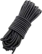 Fantasyon 4mm Black Elastic Cord 10 Meter 4mm Elastic String Bungee Cord Roun...