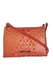 NWT! Brahmin Lorelei Dusty Orange Melbourne Clutch/Shoulder Bag