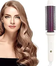 Brusque Ions Hair Curler - Rotating Curling Iron Brush, Hair Curler | Travel Iron Comb Thermal Straightening Brush, Quick And Easy Style, Iron Curler Bump