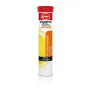 LANES Vitamin C with Ginseng - 20 effervescent tablets (tube).