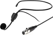 XLR 3 Pin TA3F Plug Professional Headset Microphone - Comfortable Head-Wear Design, Angle, Noise-Cancelling Feature for Sports, Performances, and Telecommunication Usage