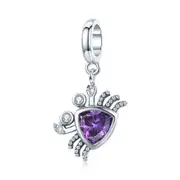 Sterling Silver Crab Dangle Charm