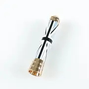 Black Union Jack + Gold Chrome Radio Antenna Aerial For Mini Cooper 2001-2017 (for: Mini)