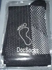 Doc Socks Compression Socks Ankle Sleeves Black OSFM