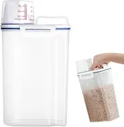 Rice Bin,Rice Storage Bins with Pourable Spout,Cereal Containers Dispenser,Sealed Rice Bi-n Refrigerator Storage for Flour, Cereal, Pasta, Kitchen Pantry Organization(800-1000ML)