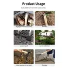 Hoe With Short Wooden Handle Handheld Garden Dig Soil Tool(Type 2)