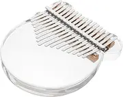 Abaodam Portable 17 Note Crystal Kalimba Mini Piano for Learning Storage Bag and Eq Perfect for Beginners