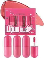 YRTUOP Liquid Blush - Long-Lasting Blush | Blendable Color Lightweight All-Day Highlighter Liquid Blusher for Eyes and Cheeks Makeup