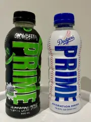 Prime Hydration LA Dodgers Limited Release and Glowberry Limited Edition Rare
