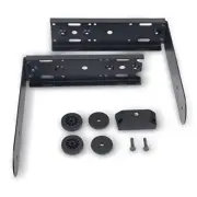 QSC K8.2 Powder Coated Steel Yoke Mount Black