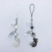 Y2K Creative Goldfish Phone Lanyard Fashion Star Mobile Phone Straps Keychain