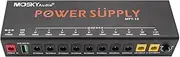 11-Channel Guitar Pedal Power Supply with Independent Short Circuit Protection Pedal Board Power Supply for 9V/12V/18V Effect Pedal Black AU Plug