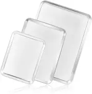 Cookie Sheet Baking Sheet Set of 3, Bastwe Commercial Grade Stainless Steel Baki
