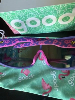Goodr Wrap G~pink/purple! Rare And HTF! Great Cycling/Running glasses!