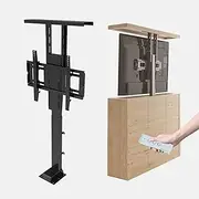 TV Motorized Lift for 42-70 Inch TVs, Adjustable TV Mount Bracket, Motorized Tv Mount with Remote Control Can Be Hidden in The Cabinet, Telescopic Electric TV Lift with Auto Lifting