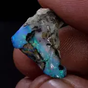 08.60Ct Original AAA+ Ethiopian "Play-Of-Color" Fire Opal Rough Natural Gemstone