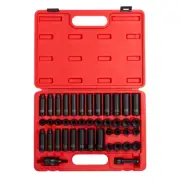 3/8" Drive 42 Piece SAE and Metric Master Impact S Sunex 3342