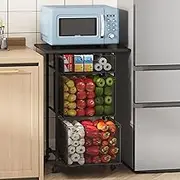 Yociyoga Kitchen Microwave Storage Cart