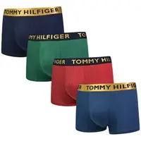 在飛比找momo購物網優惠-【Tommy Hilfiger】四入組 Cotton Cla