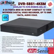 DVR-58S1-4KSM DAHUA OEM DVR DE 8 CH UP TO 8MP 4IN1 AUDIO COAX 1 SATA