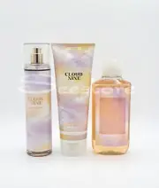 Bath & Body Works Cloud Nine Body Mist Shower Gel & Body Cream New Set of 3