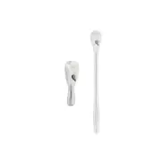Milwaukee Stubby Ratchet + Extended Ratchet Slim-Profile Chrome Silver (2-Piece)