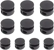 Cord Stops for Drawstrings - Toggles Paracord Lock Toggles for Secure Hold - Drawstring Clip, Sturdy & Secure, Spring Toggle Stopper Fastener for Backpacks, Sportswear, Luggage