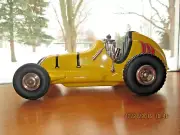 Vintage Nylint Thimble Drome tether midget toy race car line control mint.