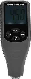 Fe & NFe Integrated Probe Coating Thickness 0-1500um for Automotive Car Use, Full View LCD Display Meter with Backlight, 6 Accurate Points, Auto Shutdown Power Saving