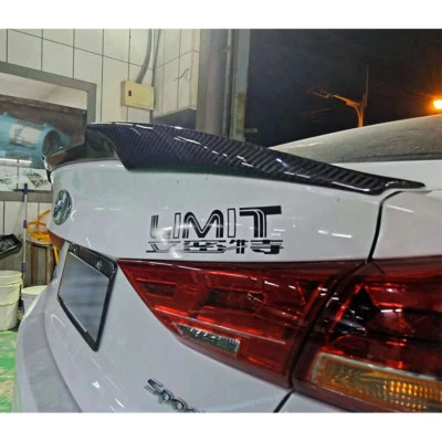 Carbon Fiber For Hyundai AD Elantra Avante Sport Sedan V Look Trunk Spoiler