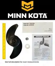 MINN KOTA WEEDLESS WEDGE MKP-24 NEW 2331130 1378130 1865013 MAXXUM 101 PROP