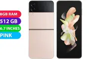 Samsung Galaxy Z Flip 4 5G (512GB, Pink) Australian Stock - As New
