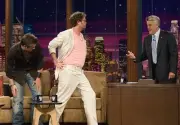 Colin Farrell Rainn Wilson and Jay Leno Historic Television Old Photo