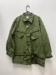 1969 COAT MAN'S COTTON WIND RESISTANT RIP STOP POLIN OG 107 JACKET - LARGE LONG