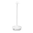 (White)Cordless Table Lamp Cordless Rechargeable Desk Lamp Iron Cordless 29cm