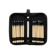 12 Pcs/set Woodcut Knife Handmade Wood Carving Utility Knife Rubber Carving Set Wood Carving Tool Set
