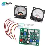 2 PACK VU Meter DB Panel Sound Level Display & Driver Board for DIY Amplifier