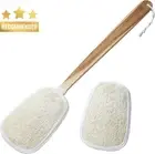 Exfoliating Back Scrubber, 17 Inch, Loofah, with Refills Long Handle Bath/Shower