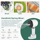 Efficient Mixing Tool Rechargeable Electric Mixer Wireless Cordless Hand Set