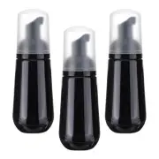 3pcs Soap Foam Bottle, Empty Travel Foaming Containers, 2oz, Black
