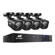 UL-TECH 4CH 5 IN 1 DVR CCTV Security System Video Recorder 4 Cameras 1080P HDMI