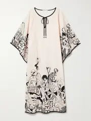 [Zimmermann] Zimmermann - Maxine Printed Cotton-gauze Kaftan - Cream - 2 2 Cream