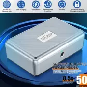 Portable Biometric Fingerprint Storage Box Jewelry Phone Security Lock Safe Case