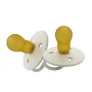 2PK Mininor Baby/Infant Feeding Dummy Latex Teat Pacifier/Soother Snowberry 6m+