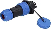 IP68 Waterproof Flange Butt Terminal Aviation Power Connector LP20 for Industrial Adapter (5 Pin)