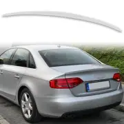 Painted V Style ABS Trunk Spoiler For Audi A4 B8 Sedan 08-16 Glacier White LS9R (for: Audi)