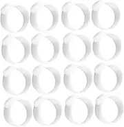GOOHOCHY 20pcs Magnetic Foot Ring Rings Toe Ring for Silicone Toe Ring Magnetic Toe Ring Slimming Toe Ring White