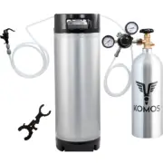 KOMOS® Homebrew Kegging Kit | Ball Lock Corny Keg | 5 gallon